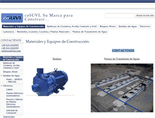Tablet Screenshot of construya.suvi.com